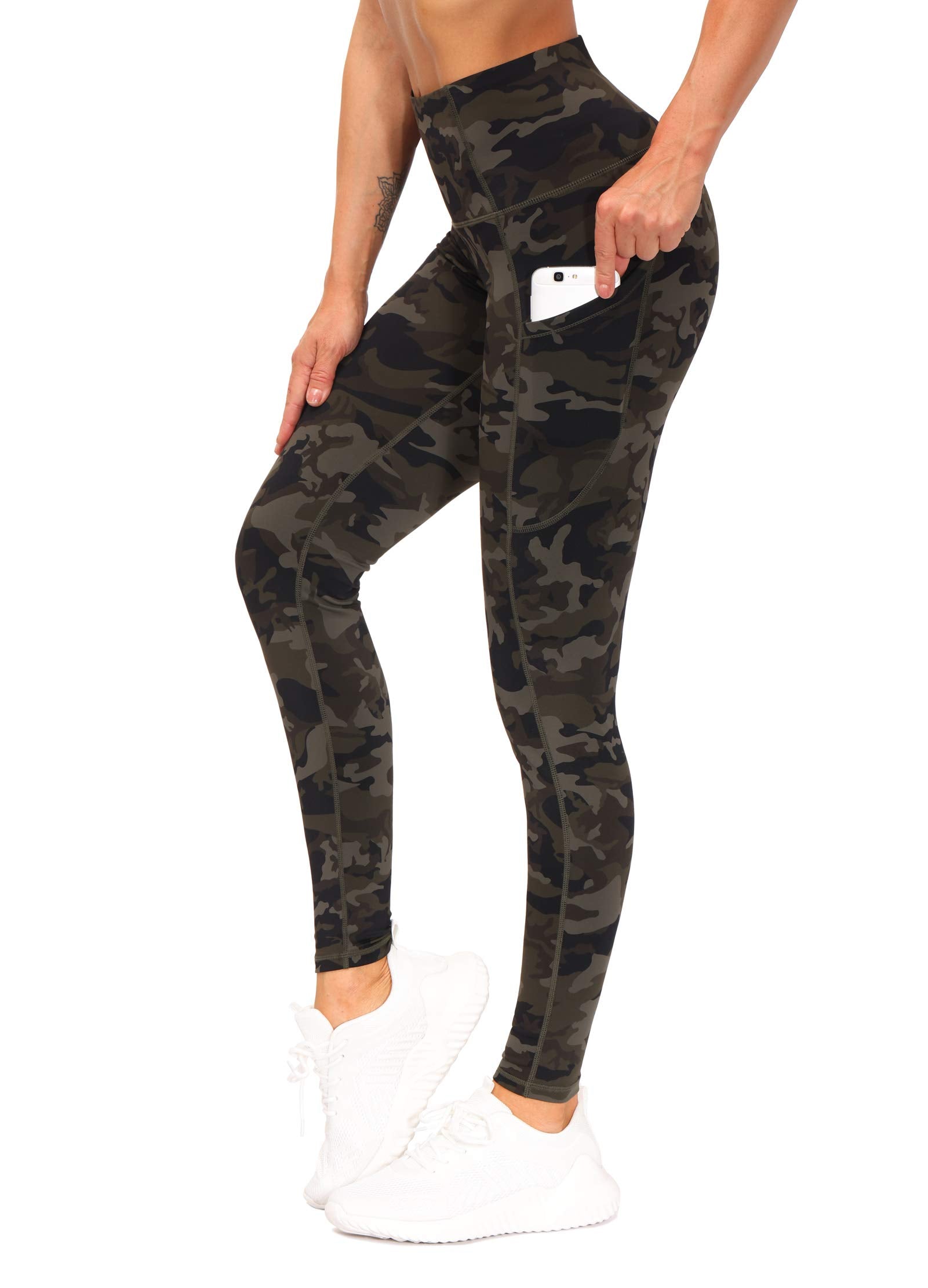 THE GYM PEOPLE Women’s High-Waist Thick Yoga Leggings