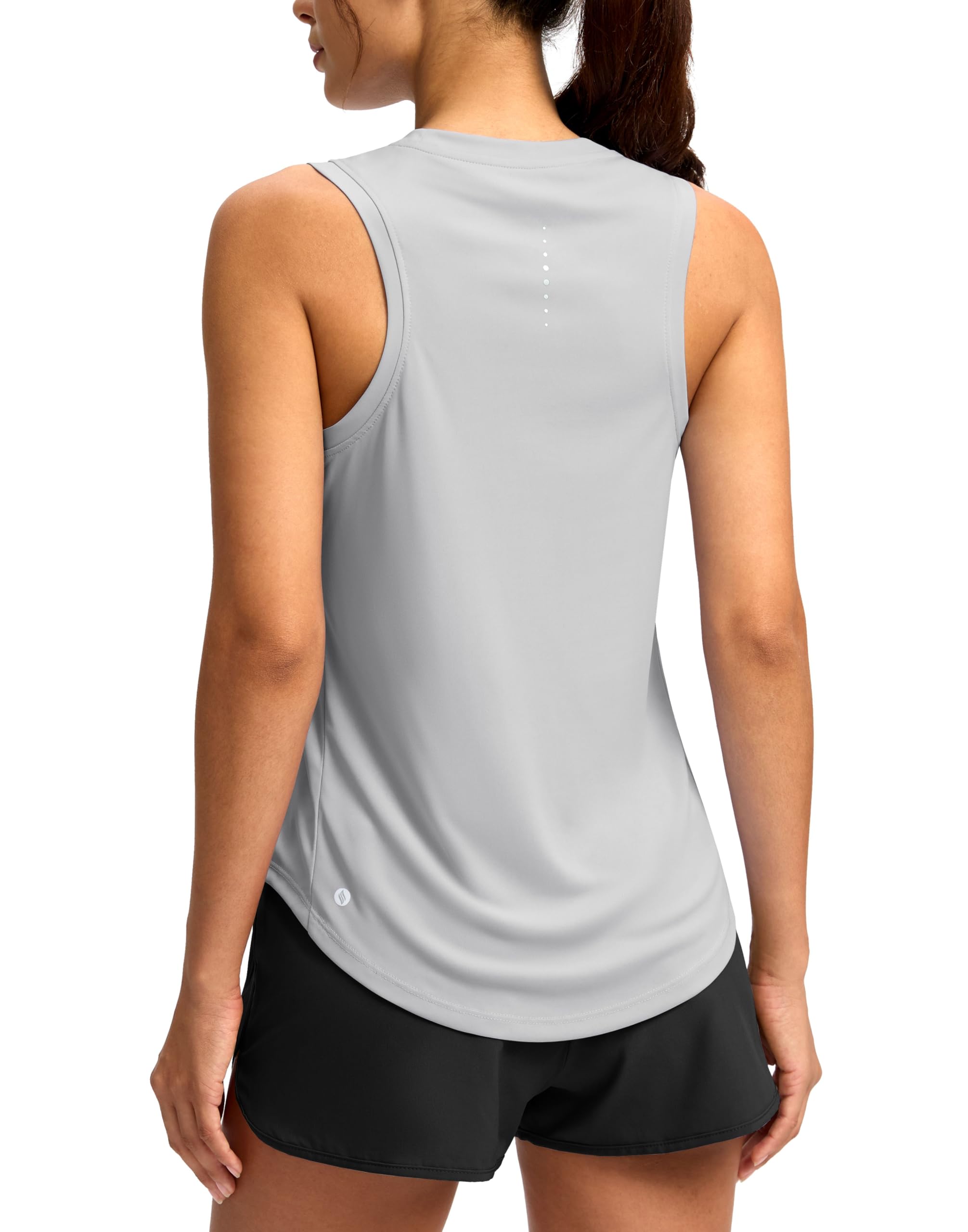 SANTINY Women’s Racerback Athletic Workout Tank Top