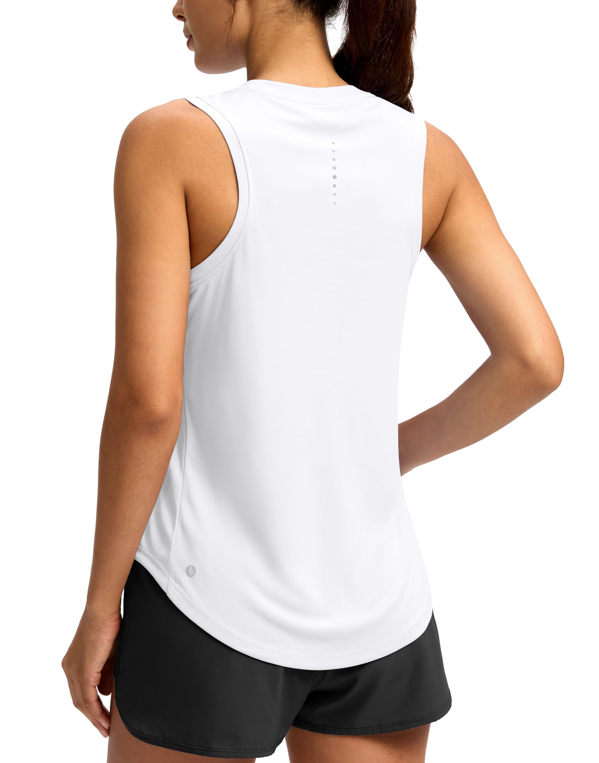 SANTINY Women’s Racerback Athletic Workout Tank Top