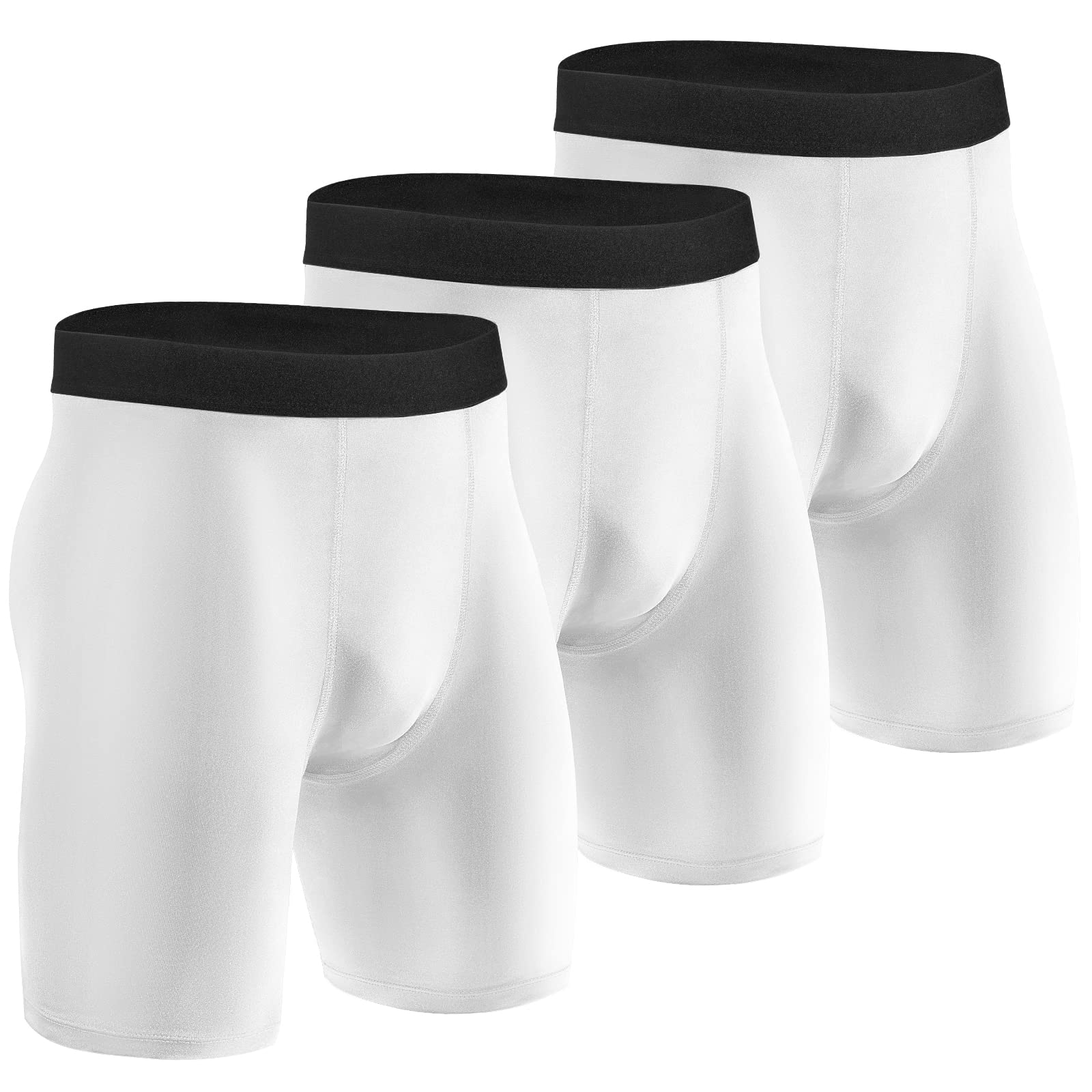 Niksa Compression Shorts Men 2/3 Pack, Compression Underwear for Men Athletic Shorts, Running Workout Fitness Shorts