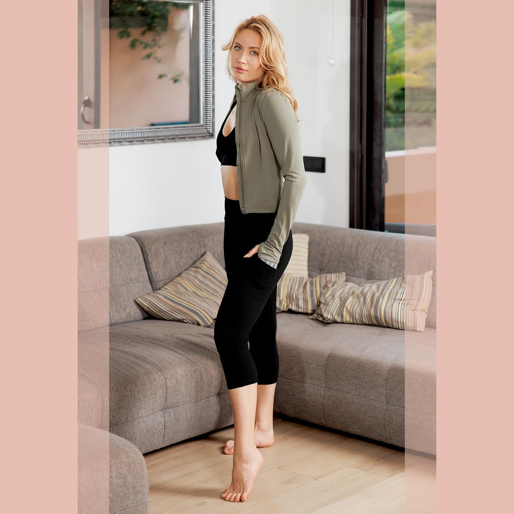 SINOPHANT Women’s High-Waist Leggings with Pockets