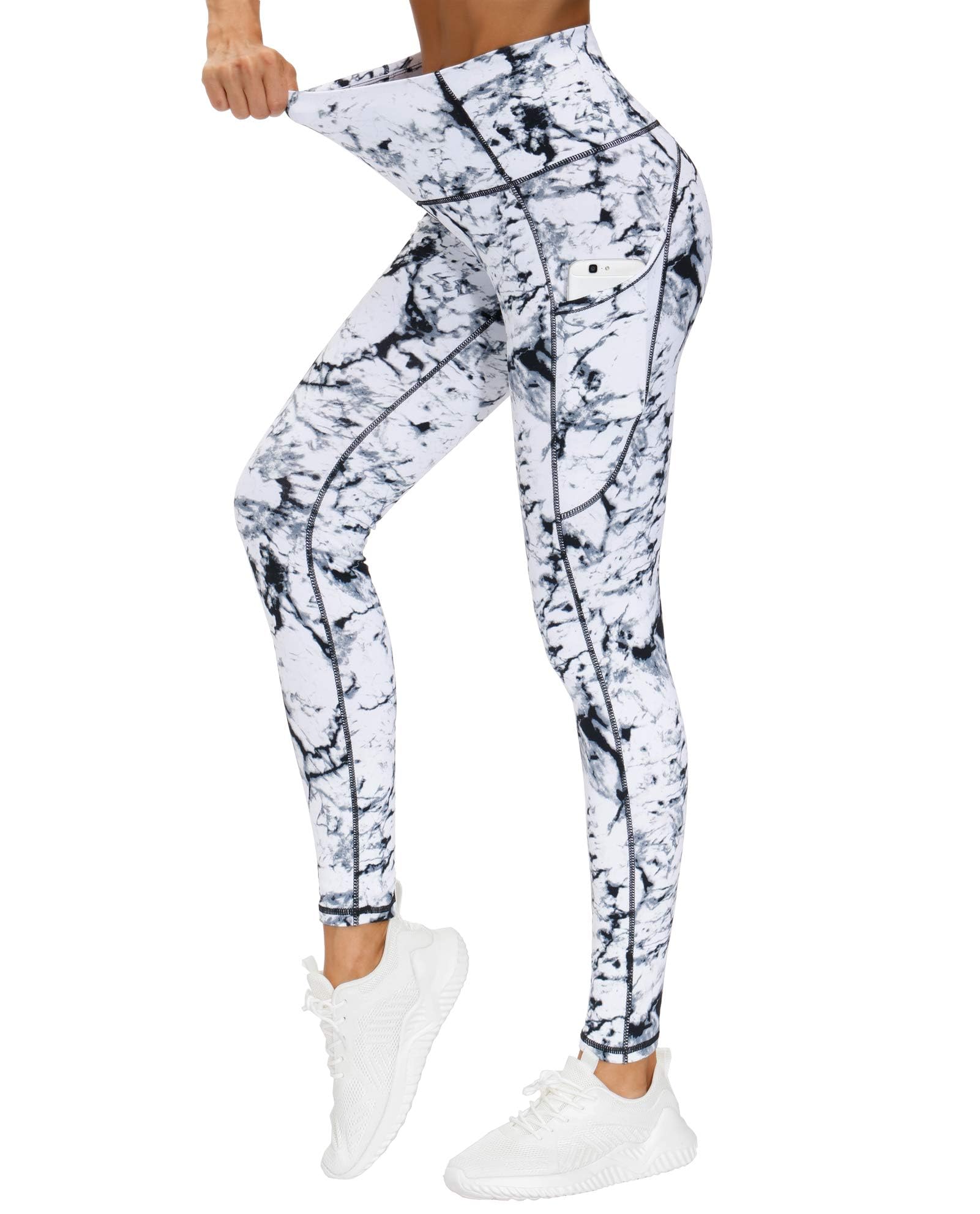 THE GYM PEOPLE Women’s High-Waist Thick Yoga Leggings