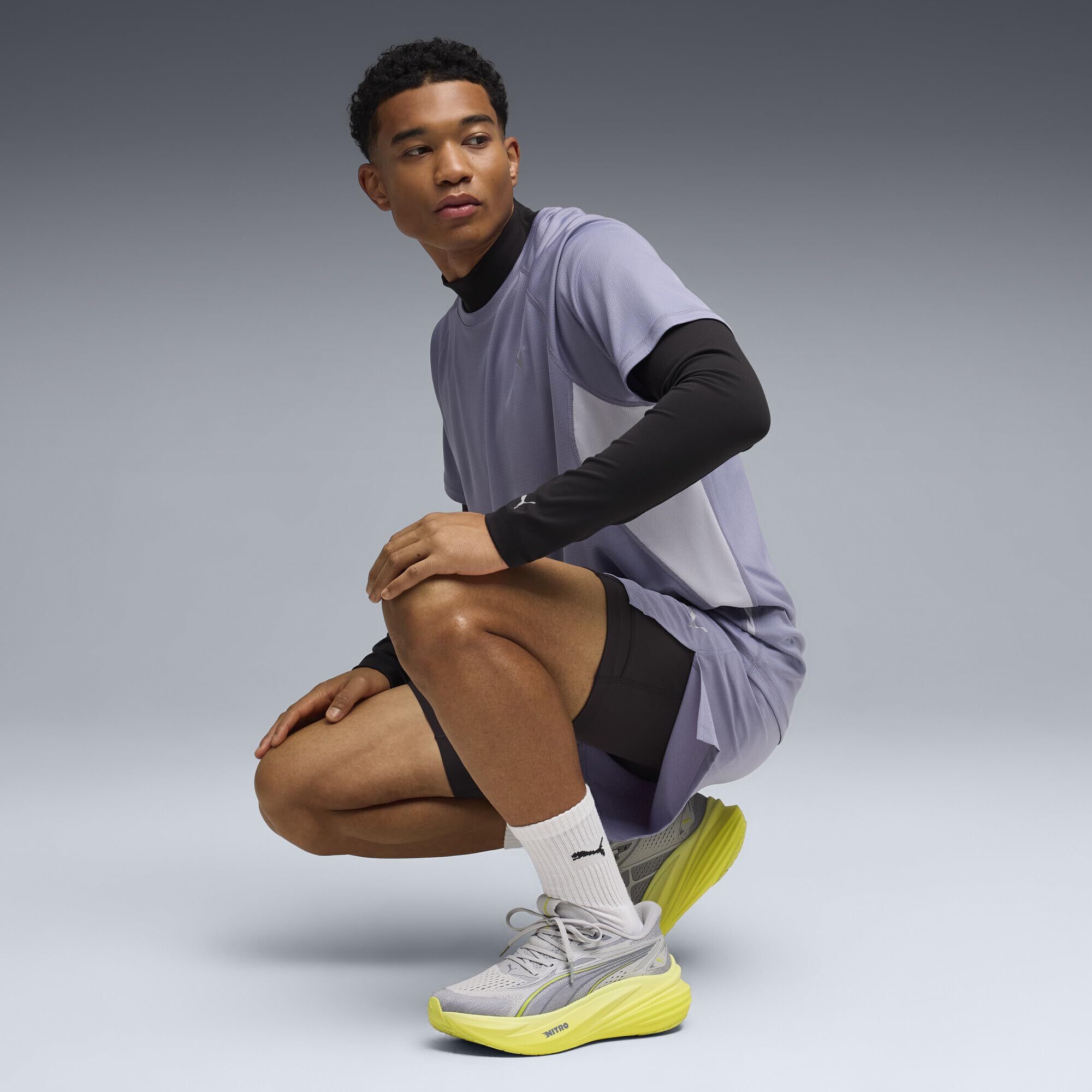 PUMA M Run Velocity Tee (Poly) Unisex T-Shirts (Pack of 1)