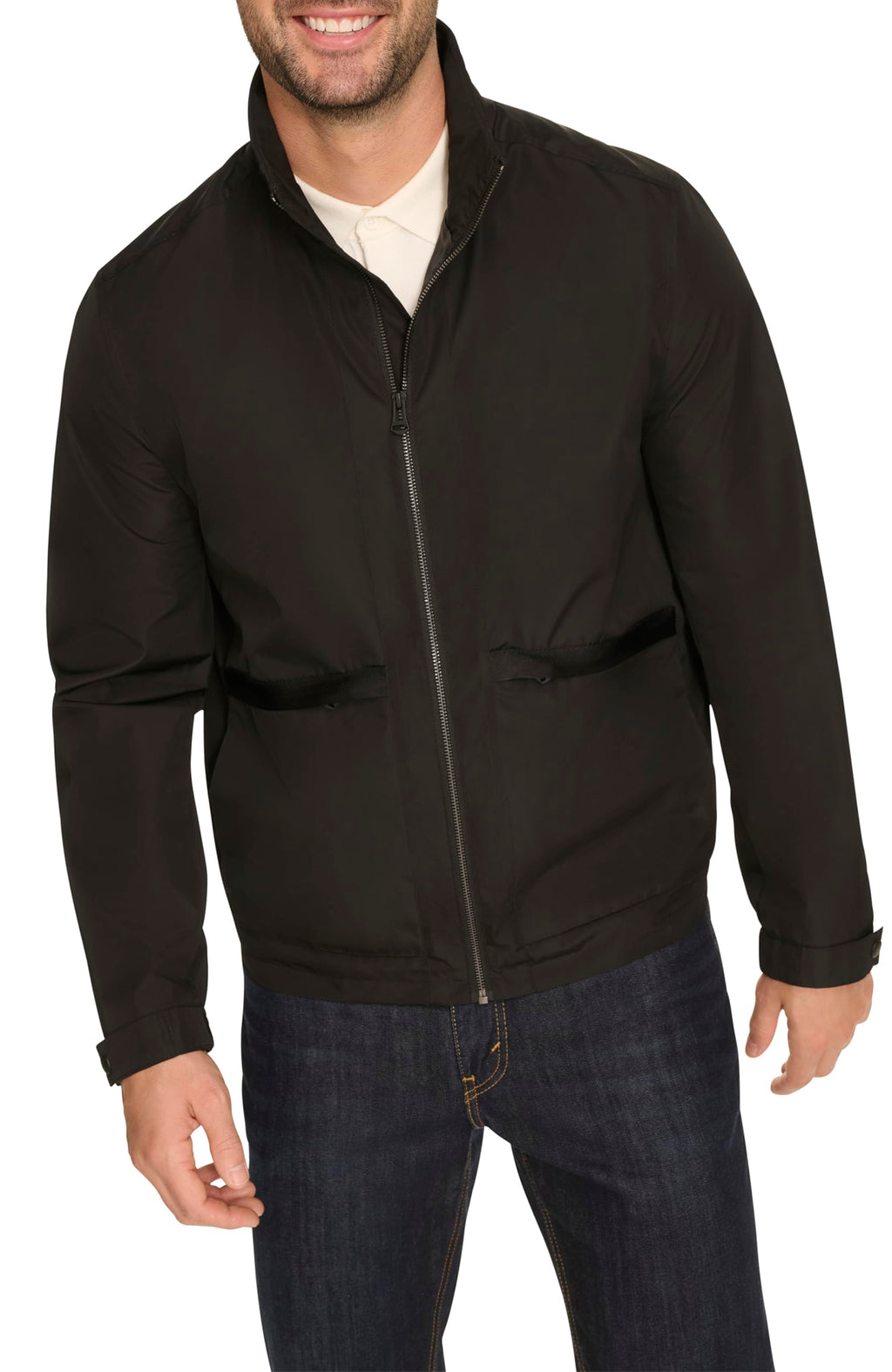 Cole Haan Men’s Self-Packable Long-Sleeve Windbreaker