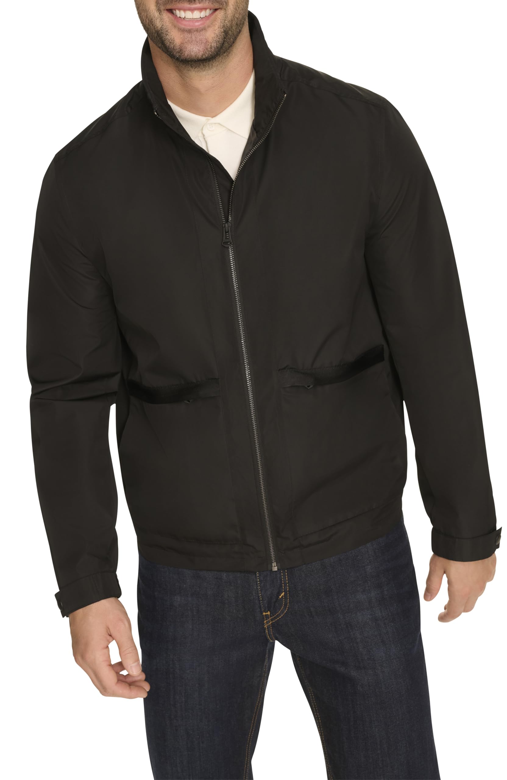Cole Haan Men’s Self-Packable Long-Sleeve Windbreaker