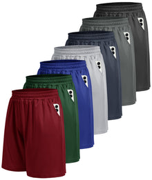 Men’s 5-Pack Quick-Dry Athletic Gym & Basketball Shorts