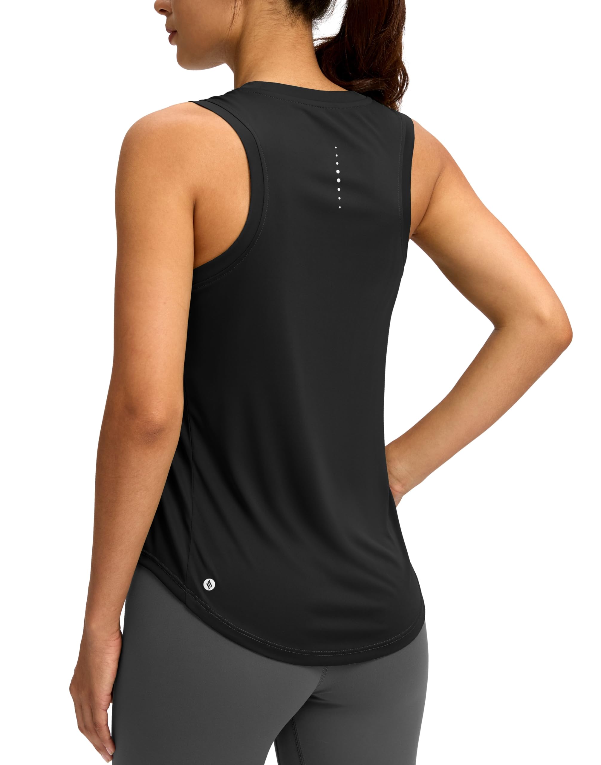 SANTINY Women’s Racerback Athletic Workout Tank Top