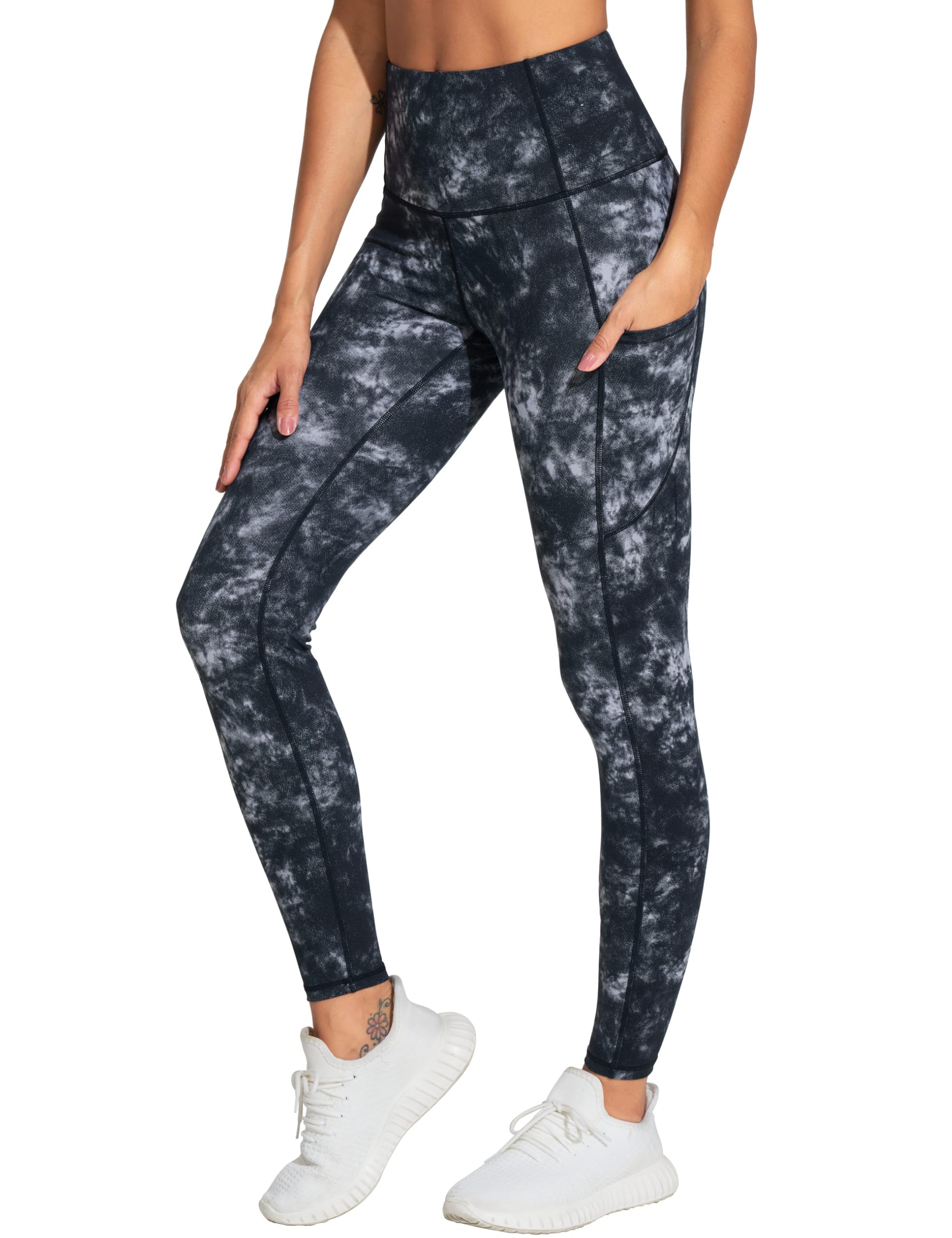 THE GYM PEOPLE Women’s High-Waist Thick Yoga Leggings