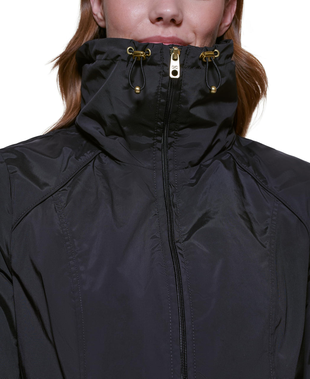 Cole Haan Women’s Packable Lightweight Travel Rain Jacket