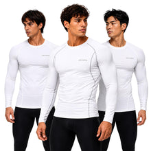DEVOPS Men’s 3-Pack Cool-Dry Long-Sleeve Compression Shirts
