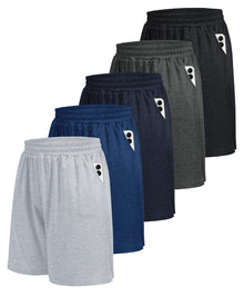 Men’s 5-Pack Quick-Dry Athletic Gym & Basketball Shorts