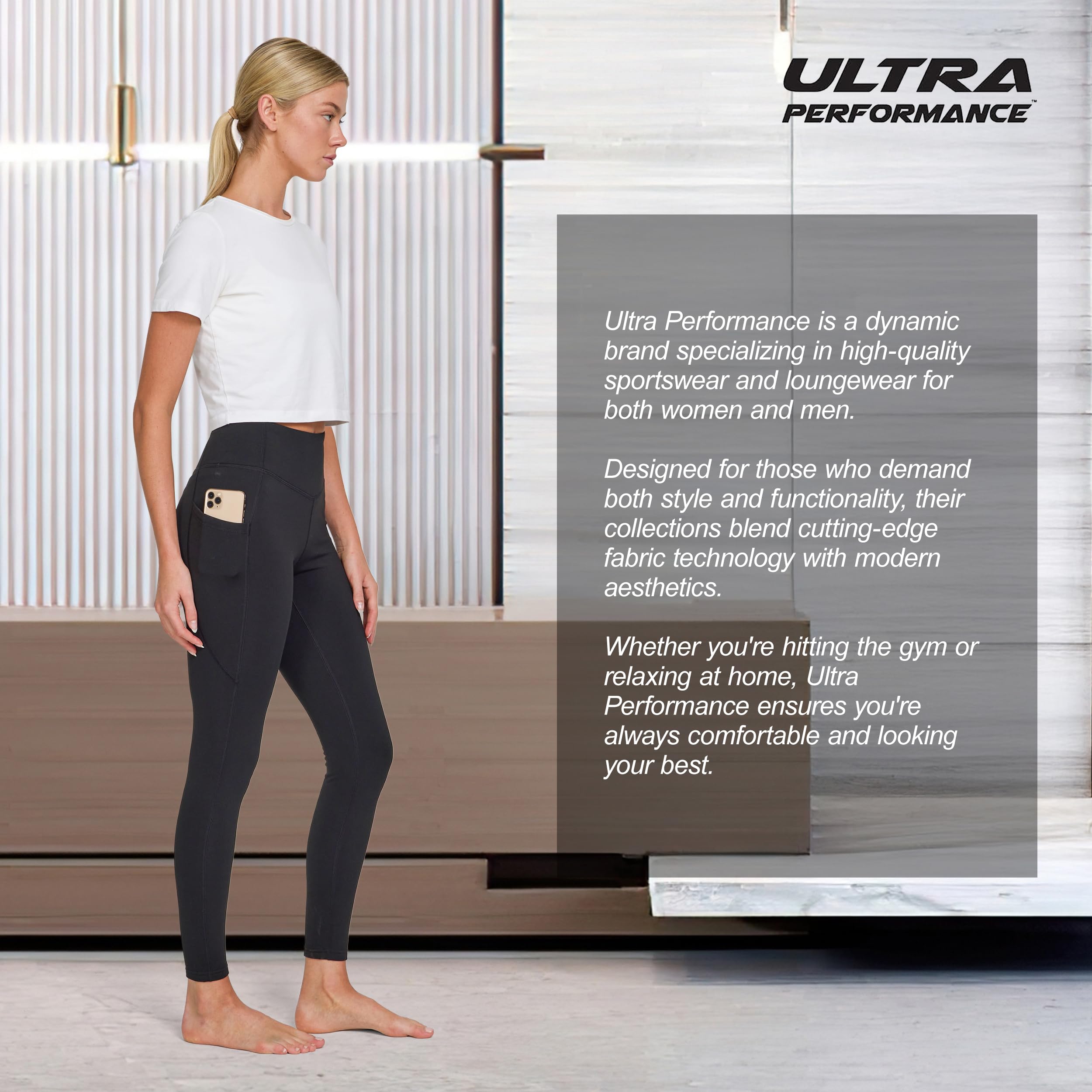 Ultra Performance Women’s 2-Pack Fleece-Lined High-Waist Leggings
