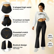 FireSwan Women’s Crossover High-Waist Flare Yoga Leggings