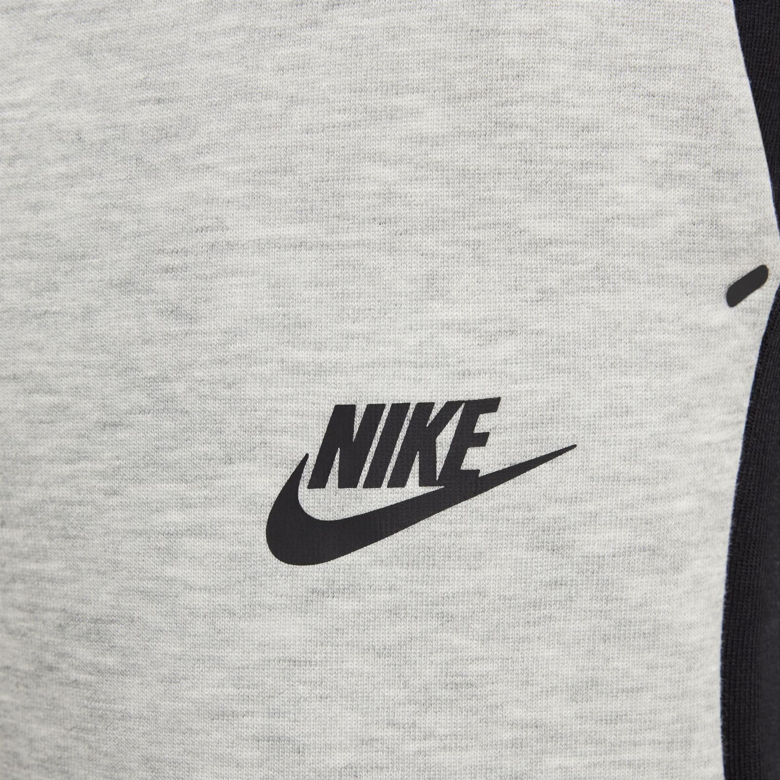 Nike Tech Men's Fleece Joggers Size-Small Black Heather Grey