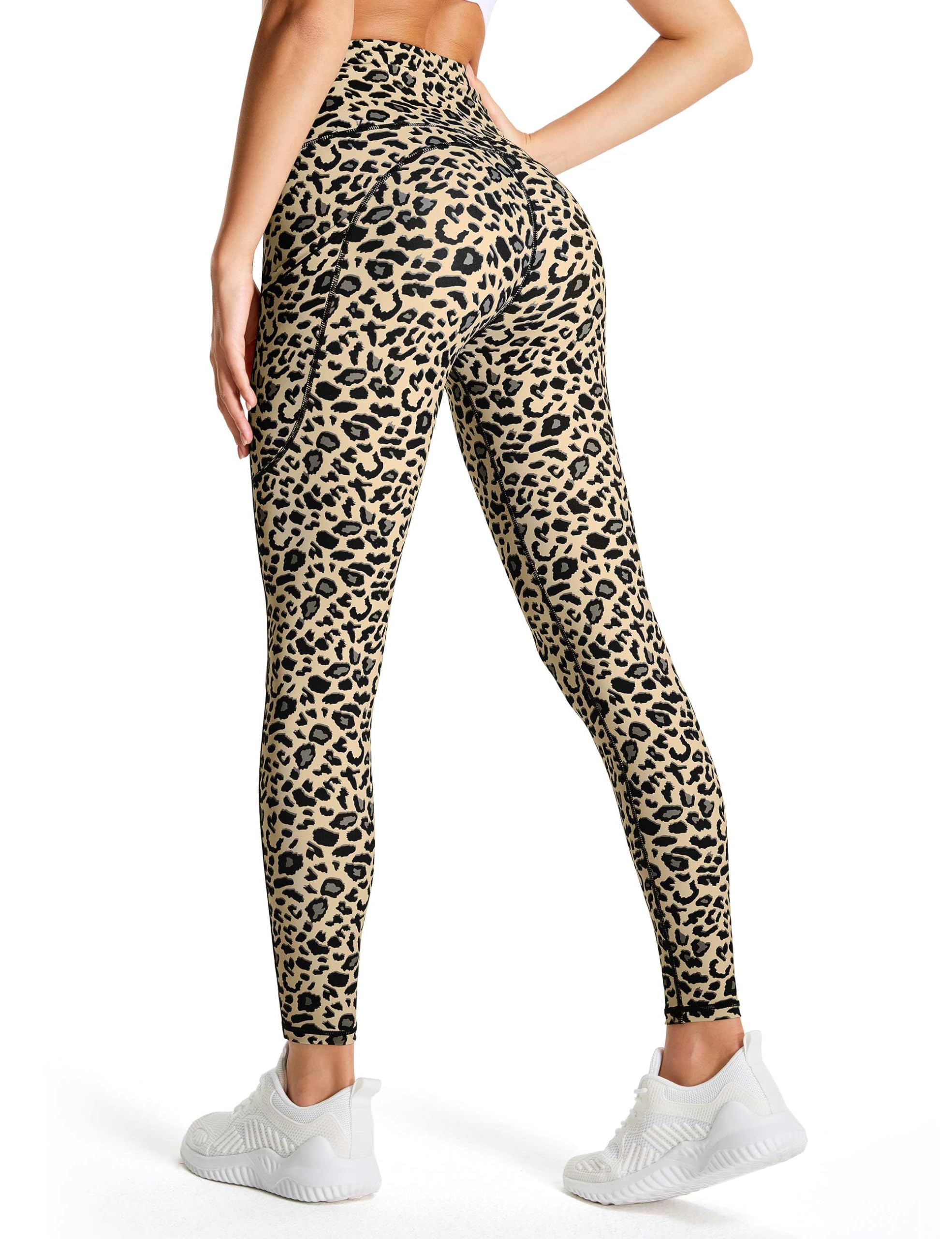 THE GYM PEOPLE Women’s High-Waist Thick Yoga Leggings
