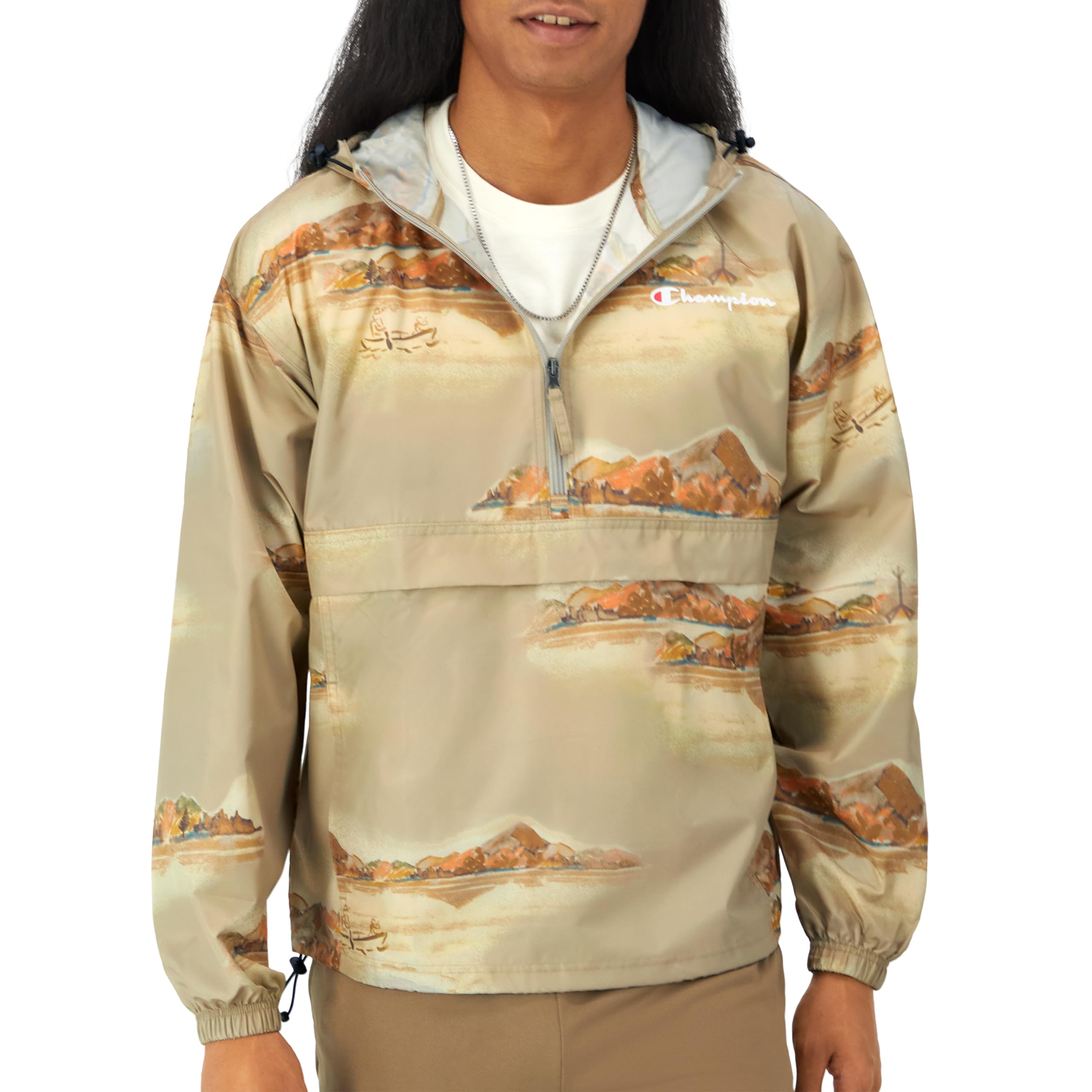 Champion Men’s Stadium Wind & Water-Resistant Full-Zip Jacket