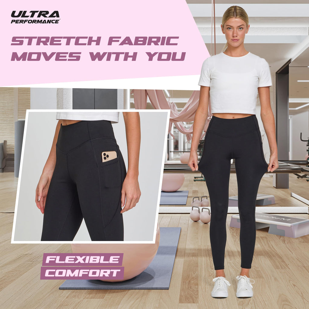 Ultra Performance Women’s 2-Pack Fleece-Lined High-Waist Leggings