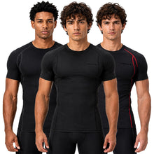 DEVOPS Men’s 3-Pack Cool-Dry Compression Base Layer Shirts