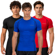 DEVOPS Men’s 3-Pack Cool-Dry Compression Base Layer Shirts