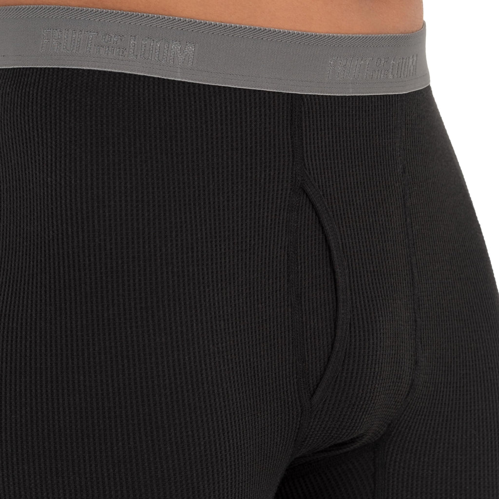 Fruit of the Loom Men’s Waffle Thermal Long Johns Bottoms