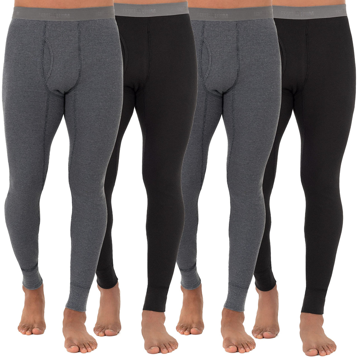 Fruit of the Loom Men’s Waffle Thermal Long Johns Bottoms